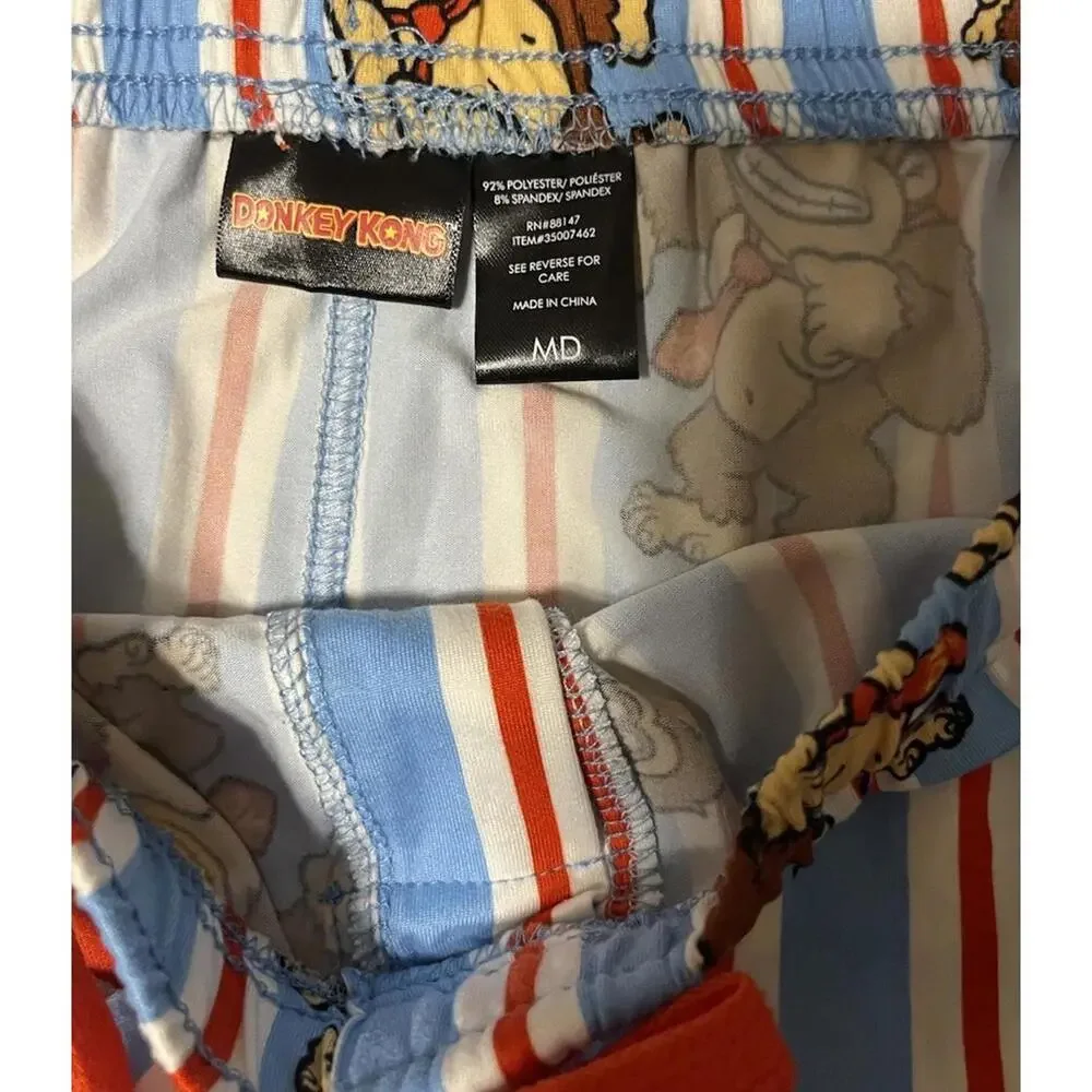 Nintendo Donkey‎ Kong Allover Print Men’s Size Medium Pj Soft H86